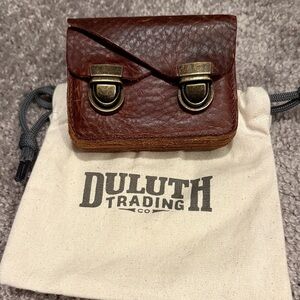 Duluth Trading Co Dark Brown Leather Wallet